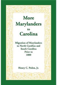 More Marylanders to Carolina