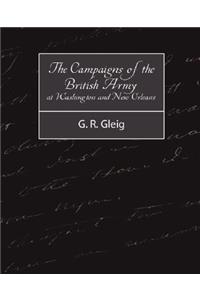 The Campaigns of the British Army at Washington and New Orleans 1814-1815