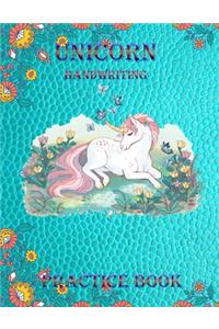 Unicorn Handwriting Practice Book