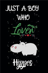 Just A Boy Who Loves Hippos