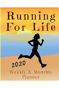 Running For Life 2020 Weekly & Monthly Planner