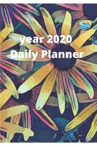 Year 2020 Fully Dated Monthly, Weekly And Daily Calender Planner