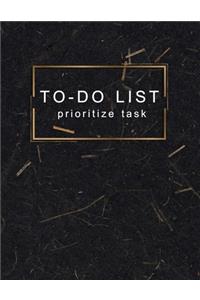 To-Do List Prioritize Task