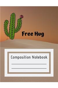 Composition Notebook Free Hug