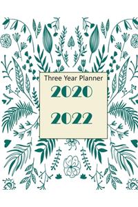 2020-2022 Three Year Planner