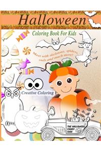 Halloween coloring book for kids