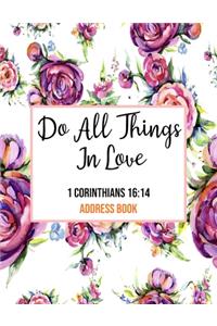 Do All Things In Love 1 Corinthians 16