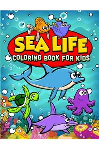 Sea Life Coloring Book For Kids