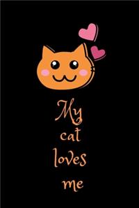 My cat loves me