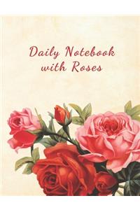 Daily Notebook with Roses