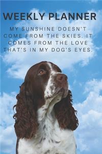 2020 & 2021 Two-Year Weekly Planner For Welsh Springer Spaniel Dog Ownder - Cute Pet Quote Appointment Book Gift - Two Year Agenda Notebook