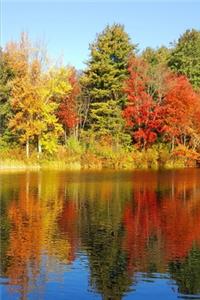 Autumn 2020 Weekly Planner Fall Lake Foliage Reflection 134 Pages