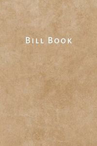 Bill Book
