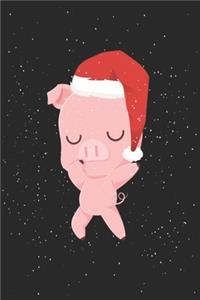 Christams Pig Santa Snow Pig