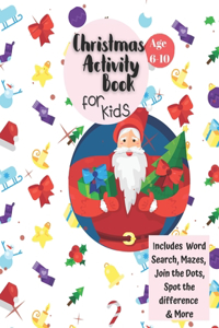 Christmas Activity Book for Kids