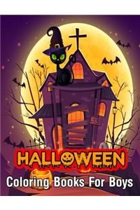 Halloween Coloring Books For Boys