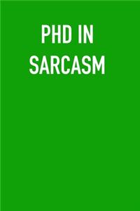 PHD IN sARCASM