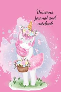 Unicorns journal and notebook