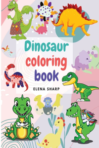 Dinosaur coloring book