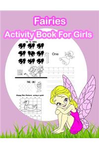 Fairies Activity Book For Girls