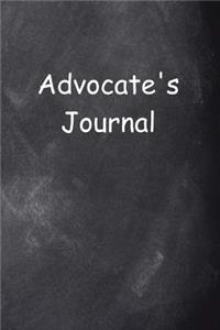 Advocate's Journal Chalkboard Design