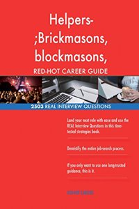 Helpers-;Brickmasons, blockmasons, stonemasons, and tile and marble setter RED-H