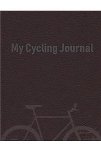 My Cycling Journal: A journal for 50 cycling trips, 8.5 x 11 inches, Matte Cover