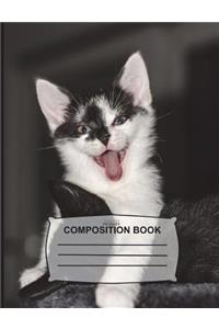 Cute Cat Primary Composition Book
