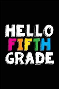Hello Fifth Grade