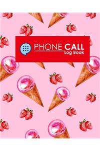 Phone Call Log Book