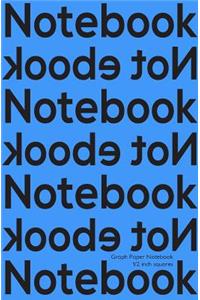 Graph Paper Notebook 1/2 Inch Squares