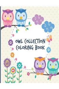 Owl Collection Coloring Book