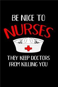 Be Nice to Nurses They Keep Doctors from Killing You