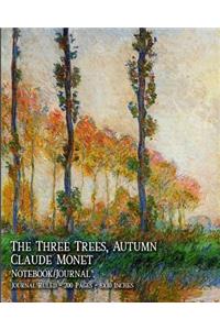 The Three Trees, Autumn - Claude Monet - Notebook/Journal