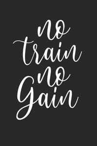 No Train No Gain