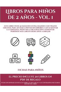 Fichas para niños (Libros para niños de 2 años - Vol. 1)