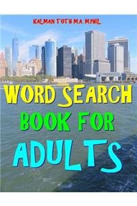 Word Search Book for Adults