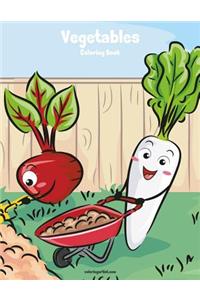 Vegetables Coloring Book 1