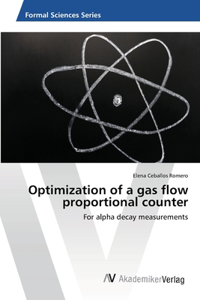 Optimization of a gas flow proportional counter