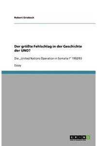 Der größte Fehlschlag in der Geschichte der UNO?