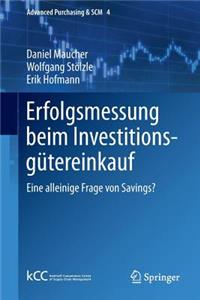 Erfolgsmessung Beim Investitionsgütereinkauf