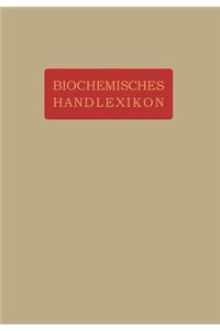 Biochemisches Handlexikon