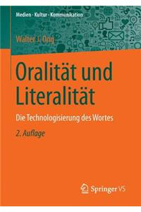 Oralität Und Literalität