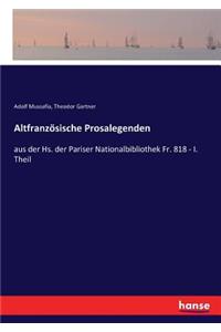 Altfranzösische Prosalegenden