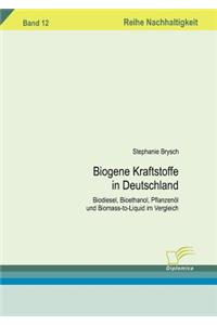 Biogene Kraftstoffe in Deutschland