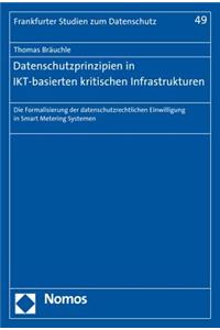 Datenschutzprinzipien in Ikt-Basierten Kritischen Infrastrukturen