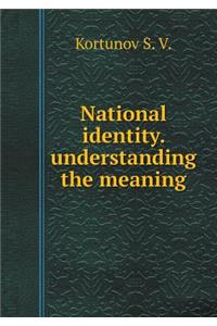 National Identity