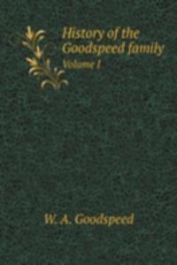 History of the Goodspeed family