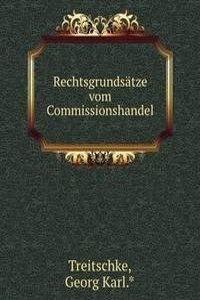 Rechtsgrundsatze vom Commissionshandel