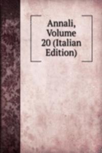 Annali, Volume 20 (Italian Edition)